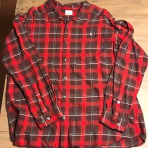 Columbia flannel shirt.